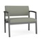 Lesro Lenox Steel Bariatric Chair Metal Frame, Charcoal, OH Eucalyptus Upholstery LS1401 - alternate 1